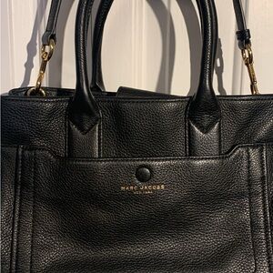Marc Jacobs Black Textured Tote
